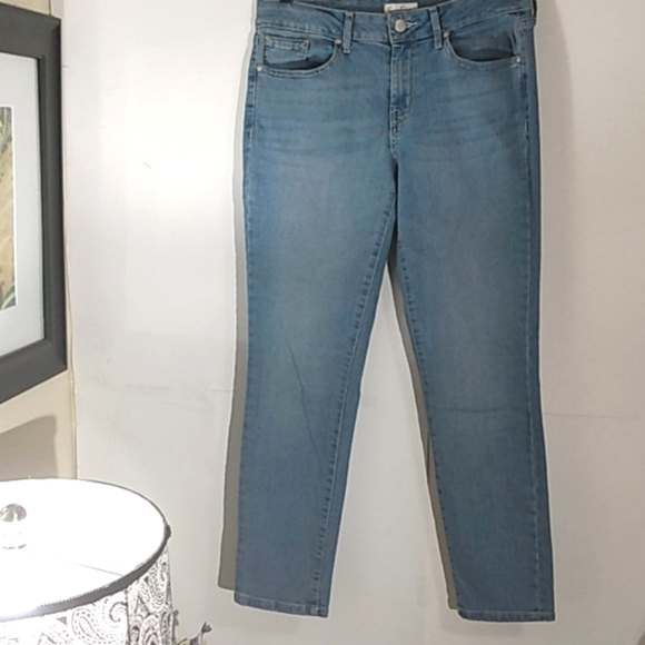 JESSICA SIMPSON ROLLED CROP SKINNY JEANS SIZE 8 - Picture 12 of 14